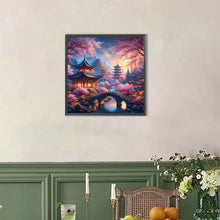 Load image into Gallery viewer, Small Bridge Pavilion 40*40CM (canvas) Full AB Round Drill Diamond Painting
