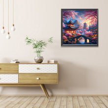 Load image into Gallery viewer, Small Bridge Pavilion 40*40CM (canvas) Full AB Round Drill Diamond Painting
