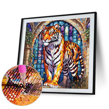 Load image into Gallery viewer, Tiger 50*50CM (canvas) Full Round Drill Diamond Painting
