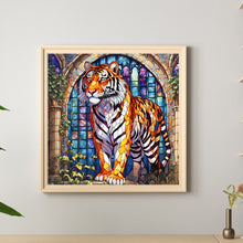 Load image into Gallery viewer, Tiger 50*50CM (canvas) Full Round Drill Diamond Painting
