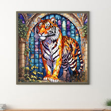 Load image into Gallery viewer, Tiger 50*50CM (canvas) Full Round Drill Diamond Painting
