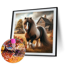 Load image into Gallery viewer, Horses 40*40CM (canvas) Full Round Drill Diamond Painting
