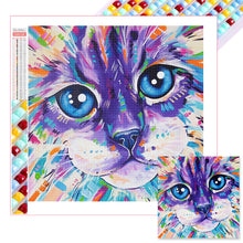 Load image into Gallery viewer, Cat 30*30CM (canvas) Full AB Square Drill Diamond Painting
