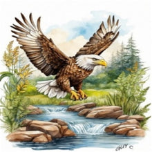 Load image into Gallery viewer, Eagle 30*40CM (canvas) Full Square Drill Diamond Painting
