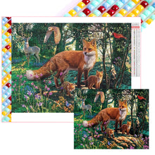 Load image into Gallery viewer, Fox 50*40CM (canvas) Full Square Drill Diamond Painting
