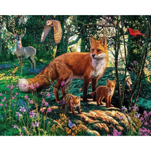 Load image into Gallery viewer, Fox 50*40CM (canvas) Full Square Drill Diamond Painting
