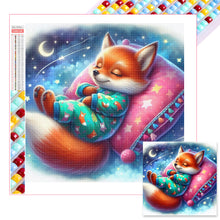 Load image into Gallery viewer, Sleeping Little Fox 30*30CM (canvas) Full Square Drill Diamond Painting
