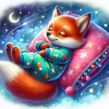 Load image into Gallery viewer, Sleeping Little Fox 30*30CM (canvas) Full Square Drill Diamond Painting
