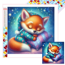 Load image into Gallery viewer, Sleeping Little Fox 30*30CM (canvas) Full Square Drill Diamond Painting
