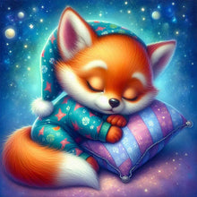 Load image into Gallery viewer, Sleeping Little Fox 30*30CM (canvas) Full Square Drill Diamond Painting
