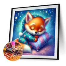 Load image into Gallery viewer, Sleeping Little Fox 30*30CM (canvas) Full Square Drill Diamond Painting
