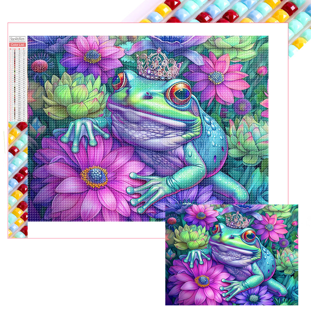 Frog 40*30CM (canvas) Full Square Drill Diamond Painting