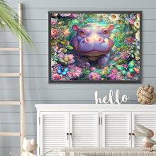 Load image into Gallery viewer, Hippo 40*30CM (canvas) Full Square Drill Diamond Painting
