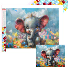 Load image into Gallery viewer, Elephant 40*30CM (canvas) Full Square Drill Diamond Painting
