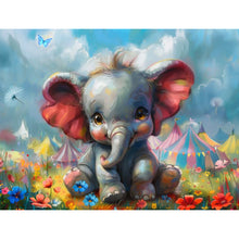 Load image into Gallery viewer, Elephant 40*30CM (canvas) Full Square Drill Diamond Painting
