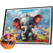 Load image into Gallery viewer, Elephant 40*30CM (canvas) Full Square Drill Diamond Painting
