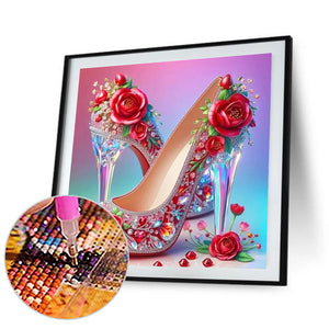 Fantasy High Heels 40*40CM (canvas) Full Round Drill Diamond Painting