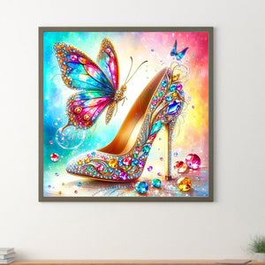 Fantasy High Heels 40*40CM (canvas) Full Round Drill Diamond Painting