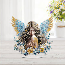 Load image into Gallery viewer, Angel Girl Desktop Diamond Painting Art Kits DIY Rhinestones Tabletop Ornaments
