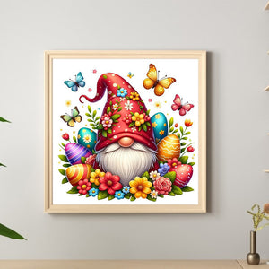 Easter Gnome 30*30CM (canvas) Full Round Drill Diamond Painting