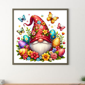 Easter Gnome 30*30CM (canvas) Full Round Drill Diamond Painting