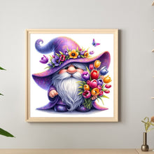 Load image into Gallery viewer, Tulips And Gnomes 30*30CM (canvas) Full Round Drill Diamond Painting
