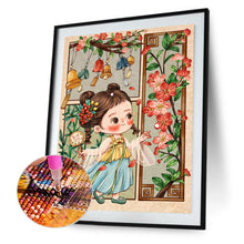 Load image into Gallery viewer, Ancient Cartoon Girl 40*50CM (canvas) Full Round Drill Diamond Painting
