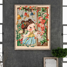 Load image into Gallery viewer, Ancient Cartoon Girl 40*50CM (canvas) Full Round Drill Diamond Painting
