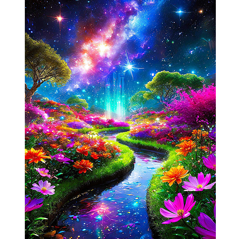 Fantasy Forest 40*50CM (canvas) Full Round Drill Diamond Painting