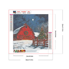 Load image into Gallery viewer, Snow House 30*30CM (canvas) Full Round Drill Diamond Painting
