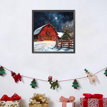 Load image into Gallery viewer, Snow House 30*30CM (canvas) Full Round Drill Diamond Painting
