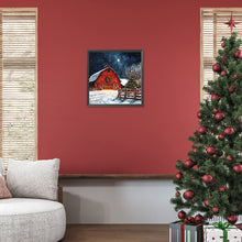 Load image into Gallery viewer, Snow House 30*30CM (canvas) Full Round Drill Diamond Painting
