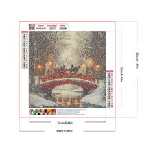 Load image into Gallery viewer, Snow Bridge 30*30CM (canvas) Full Round Drill Diamond Painting
