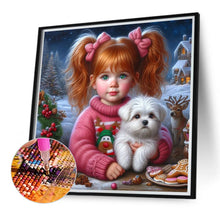 Load image into Gallery viewer, Big Eyes Girl 40*40CM (canvas) Full Round Drill Diamond Painting
