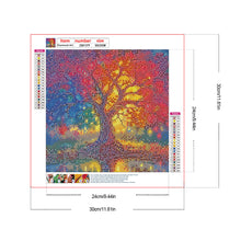 Load image into Gallery viewer, Colorful Tree Of Life 30*30CM (canvas) Full Round Drill Diamond Painting
