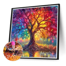 Load image into Gallery viewer, Colorful Tree Of Life 30*30CM (canvas) Full Round Drill Diamond Painting
