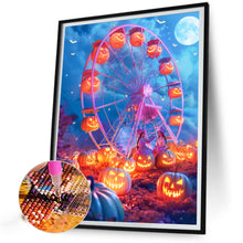 Load image into Gallery viewer, Jack-O&#39;-Lantern Ferris Wheel 40*50CM (canvas) Full AB Round Drill Diamond Painting
