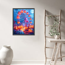 Load image into Gallery viewer, Jack-O&#39;-Lantern Ferris Wheel 40*50CM (canvas) Full AB Round Drill Diamond Painting
