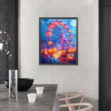 Load image into Gallery viewer, Jack-O&#39;-Lantern Ferris Wheel 40*50CM (canvas) Full AB Round Drill Diamond Painting
