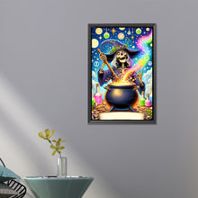 Load image into Gallery viewer, Skeleton Witch Brewing Medicine 40*60CM (canvas) Full AB Round Drill Diamond Painting
