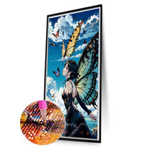 Load image into Gallery viewer, Butterfly Girl 40*70CM (canvas) Full AB Round Drill Diamond Painting
