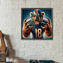 Load image into Gallery viewer, Chicago Bears 40*40CM (canvas) Full Round Drill Diamond Painting
