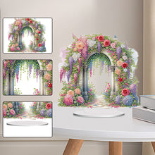 Load image into Gallery viewer, Acrylic Special Shaped Flower Arch Diamond Painting Desktop Decorations for Home
