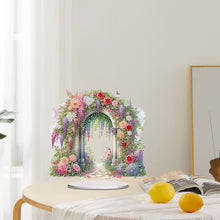 Load image into Gallery viewer, Acrylic Special Shaped Flower Arch Diamond Painting Desktop Decorations for Home
