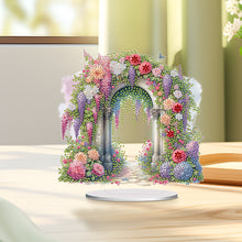 Load image into Gallery viewer, Acrylic Special Shaped Flower Arch Diamond Painting Desktop Decorations for Home
