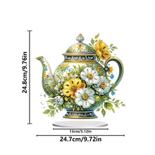 Load image into Gallery viewer, Acrylic Special Shaped Flower Teapot DIY Diamond Painting Desktop Decor for Home
