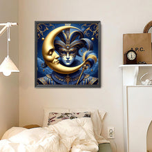 Load image into Gallery viewer, Abstract Crescent Moon 30*30CM (canvas) Full Round Drill Diamond Painting
