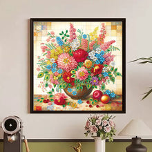 Load image into Gallery viewer, Colorful Flowers In A Vase 30*30CM (canvas) Partial Special-Shaped Drill Diamond Painting
