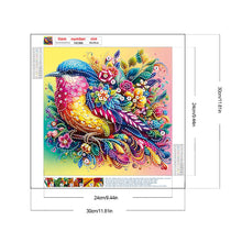 Load image into Gallery viewer, Colorful Birds And Flowers 30*30CM (canvas) Partial Special-Shaped Drill Diamond Painting
