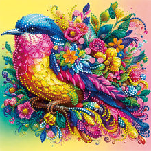 Load image into Gallery viewer, Colorful Birds And Flowers 30*30CM (canvas) Partial Special-Shaped Drill Diamond Painting
